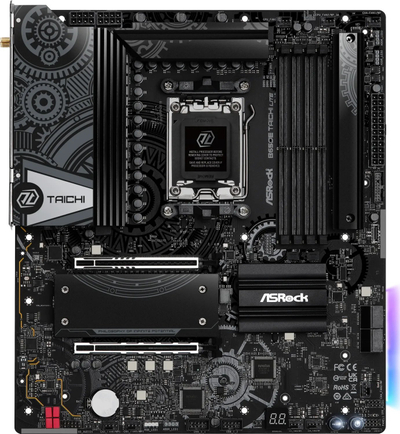 Pllakë amë ASRock B650E Taichi Lite, DDR5, WiFi, e zezë