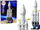 Set blloqe ndërtimi Lean Toys Space Ship 8896, 69 copa, raketë hapësinore, e bardhë