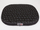 Shtrat qeni Reedog Mattress Round L, i butë, i zi