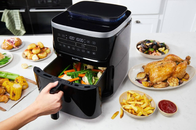 Fritezë me ajër të nxehtë Breville VDF133X, 7L, 1700W, e zezë