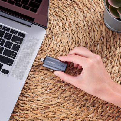 SSD i jashtëm ADATA SC750, 500GB, USB Type C 3.2 Gen 2, gri
