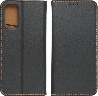 Këllëf telefoni OEM Smart Case për Xiaomi Redmi 10C, lëkurë, me kapak, i zi