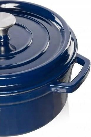Tenxhere gize Grandfeu, 4.7L, me kapak, blu e errët