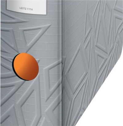 Dosje me unaza LEITZ Urban Chic, A4, shpinë 8.2 cm, gri