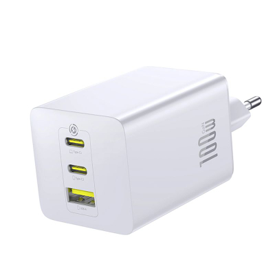 Karikues muri Baseus EnerFill FE11, 100W, 2x USB‑C USB‑A, i bardhë