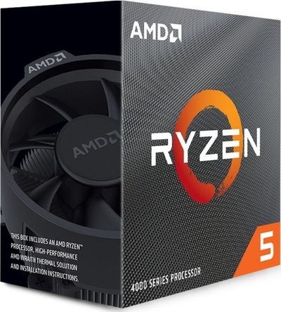 Procesor AMD Ryzen 5 4500, 6 bërthama 12 threade, 3.6GHz 4.1GHz Boost, i zi