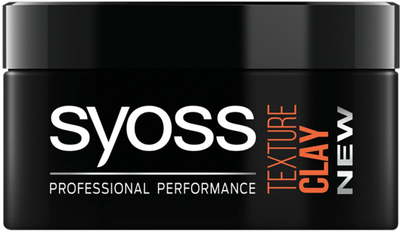 Argjilë modeluese flokësh Syoss Texture Clay, mbajtje ekstra e fortë, përfundim mat, 100 ml