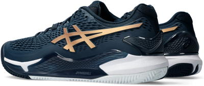 Atlete tenisi Asics Gel Resolution 9 Clay, mesh, për balte, blu