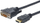 Kabllo video Microconnect HDM1924110, HDMI në DVI‑D, 10 m, e zezë