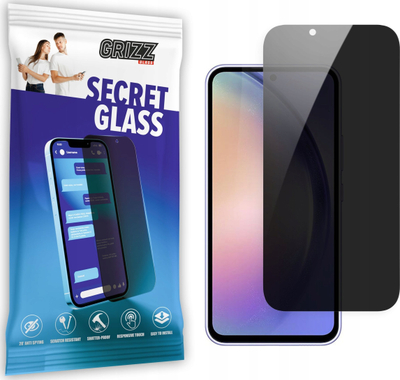 Xham mbrojtës GrizzGlass SecretGlass për Samsung Galaxy A54, privacy, transparent
