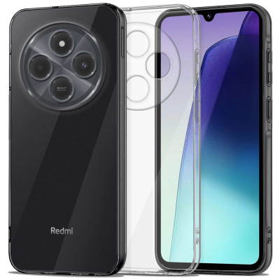 Mbrojtëse telefoni Tech-Protect Silicone, Xiaomi Redmi 14C, TPU, transparente