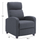 Fotel relax DROSEN HM3299.01, mekanizëm recliner, pëlhurë, gri