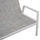 Sofa alumini me jastëkë e bardhë (HM5561.01), bardhë