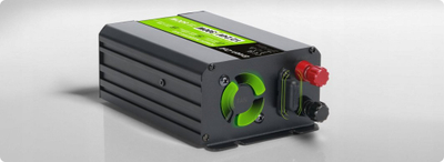 Inverter veture Green Cell Power Inverter DUO, 12V/24V në 230V, 300W 600W, i zi