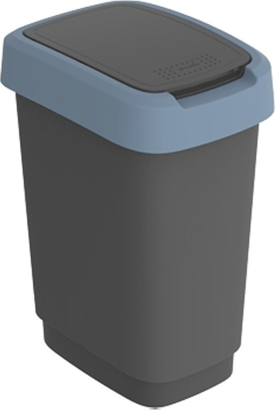 Kosh plerash Rotho TWIST, 10L, plastik, blu