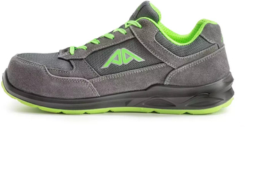 Atlete sigurie A-LOOK A, pa hekur, nr. 46, gri me jeshile