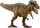 Figurinë dinosauri Schleich Tarbosaurus, nofulla të lëvizshme, e kuqe