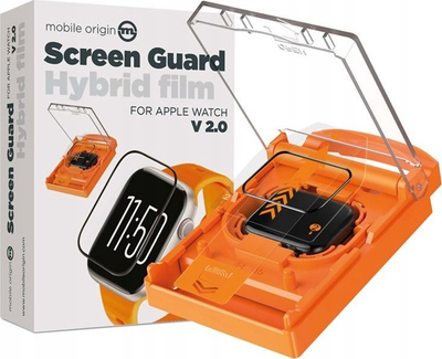 Mbrojtëse ekrani Mobile Origin Hybrid Film për Apple Watch 44mm Series 4 5 6 SE, transparente