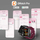 Smartwatch Bemi Exo, ekran 1.91" TFT, IP67, trup i zi rrip red wine