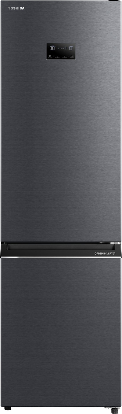 Frigorifer kombinim Toshiba GR-RB500WE-PMJ(06), ngrirës poshtë, panel digjital, inoks
