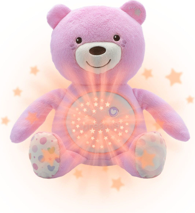 Lodër Chicco Teddy Bear me projektor, rozë