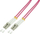 Kабел оптички LogiLink FP4LC05, LC LC, OM4, 5m, виолетов