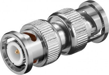 Adapter BNC PremiumCord, BNC mashkull në BNC mashkull, 75 Ohm, i argjendtë