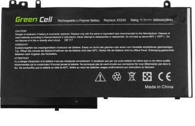 Bateria Green Cell RYXXH për Dell Latitude 11 3150 3160 12 E5250 E5270 