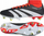 Këpucë futbolli Adidas Predator League SG M IG7741, vida metalike për fusha të buta, të zeza me të kuqe e të bardha
