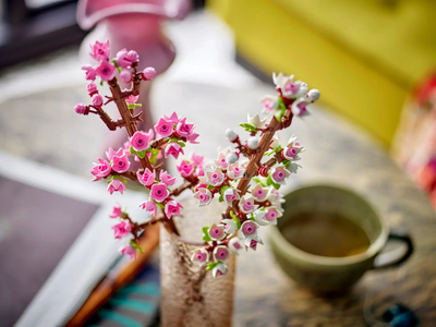 Set ndërtimi Lego Botanical 40725 Cherry Blossom, lodër konstruktore, shumëngjyrëshe