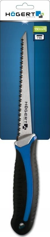 Sharrë për gips Högert Technik Shark HT3S238, teh 150mm, dorezë e rehathme, blu