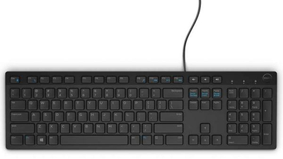 Tastierë me kabllo Dell KB216, USB, US International QWERTY, e zezë