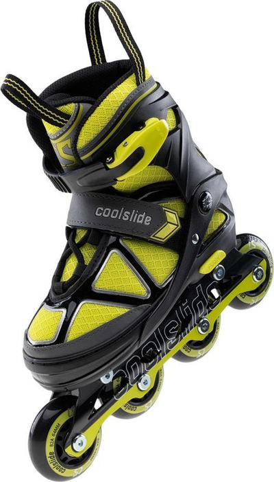 Patina inline Coolslide Butters YB Jr, për kalamaj, me masë që rregullohet, verdh e zezë