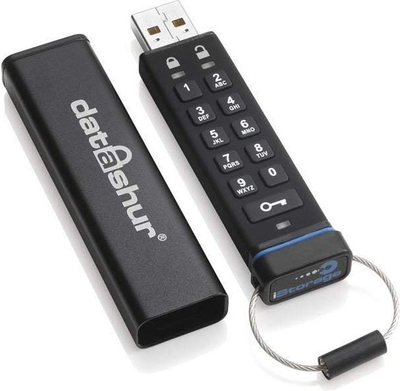 УСБ иСторејџ ДатАшур, 4GB, АЕС 256-битен, црн
