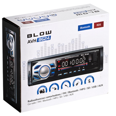 Radio veture Blow AVH-8624, Bluetooth, USB SD AUX, e zezë
