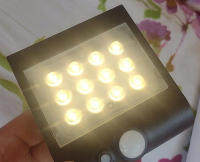 Llambë diellore LED REV Butterfly, 1.5W, me sensor lëvizjeje, e bardhë