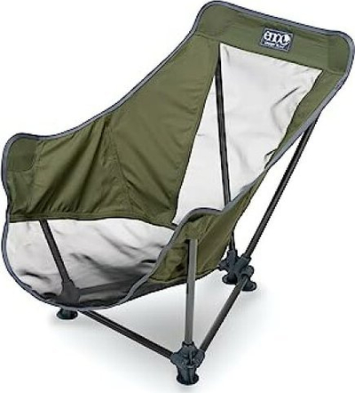 Karrige palosëse Eno Lounger SL-092, për kamping, e gjelbër olive
