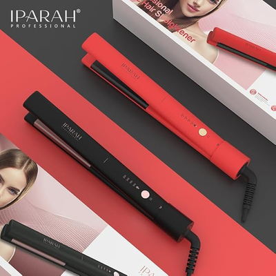 Drejtuese për flokë Iparah Professional P103R, e kuqe / zezë
