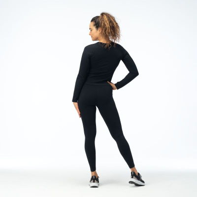 Хеланки за жени IQ Cross The Line ISMAE BOTTOM WMNS, најлон, црни