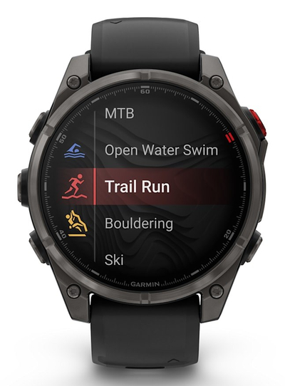 Ora inteligjente Garmin Fenix 8 Pro AMOLED 47mm, GPS, rrip silikoni i zi