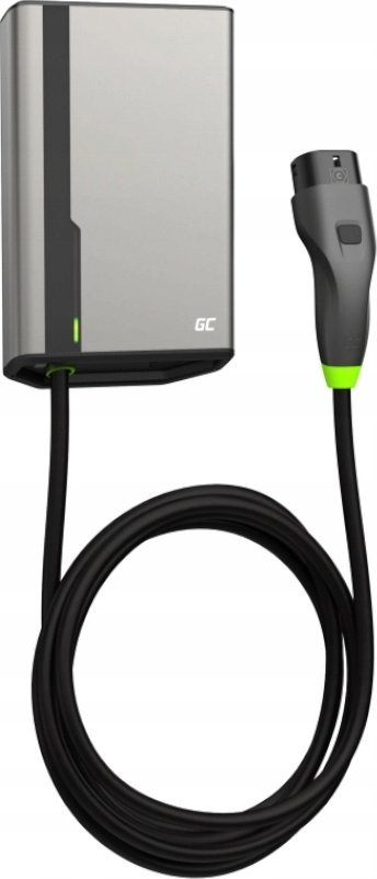 Wallbox karikues Green Cell EVGC021A2275, 22kW, kabllo Type 2 7.5m, i zi
