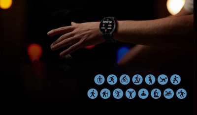 Smartwatch Gravity GT1-6 PRO, ekran 1.39", IP67, i zi
