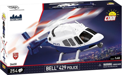 Сет за градење COBI Bell 429 Police 26630, 254 делови, полициски хеликоптер, шарен