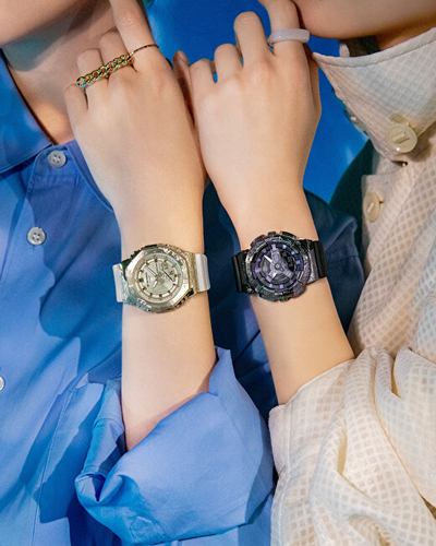 Orë dore për femra Casio G-Shock 40t5h Anniversary Limited Edition Adventurer's Stone Series GM-S114GEM-1A2ER, e zezë