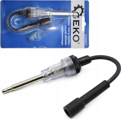 Tester për kandele GEKO G30801, për sistem ndezje, i zi