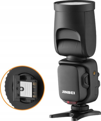 Blic aparati Jinbei HD-2 MAX, TTL HSS, për Sony, i zi
