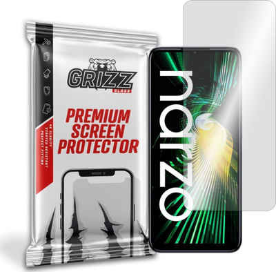Xham mbrojtës GrizzGlass Hybrid Glass, për Realme Narzo 50 5G, transparent