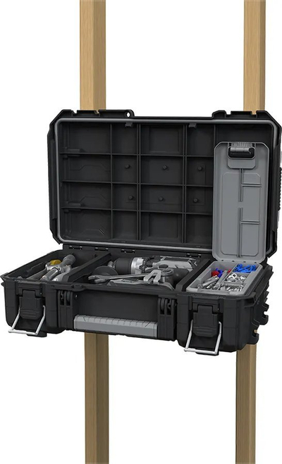 Kuti veglash Keter ROC PRO GEAR 2.0, organizues me pjesë që mbidhen, plastike, gri