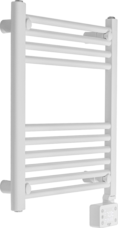 Rinajtor elektrik banjoje me shkallë, 400W, termostat me program, i bardhë