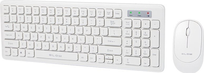 Set tastierë edhe maus Blow Wireless, USB, 2.4GHz, i zi